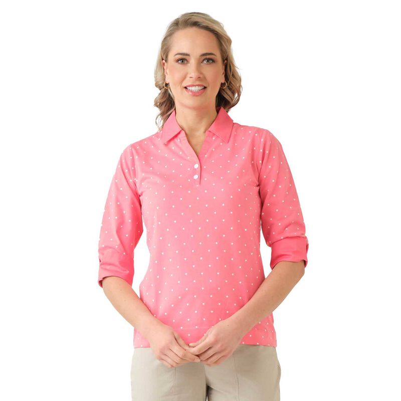 B Essentials Woven Collar Polo image number 0